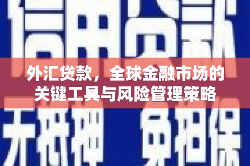余江外汇贷款，全球金融市场的关键工具与风险管理策略