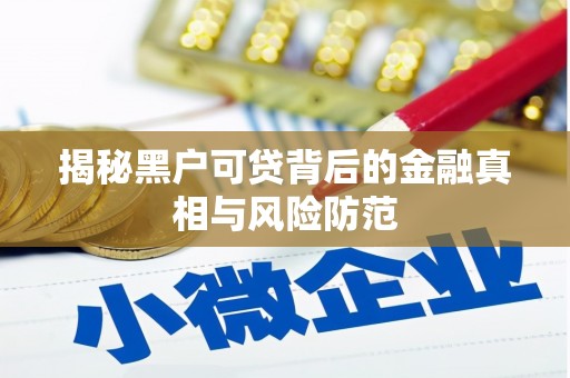 余江揭秘黑户可贷背后的金融真相与风险防范