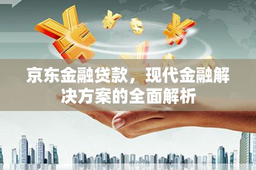 余江京东金融贷款，现代金融解决方案的全面解析