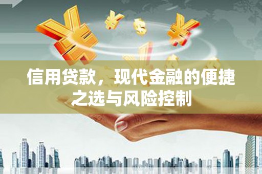 余江信用贷款，现代金融的便捷之选与风险控制