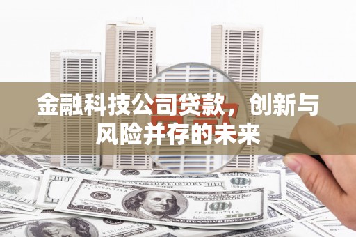 余江金融科技公司贷款，创新与风险并存的未来