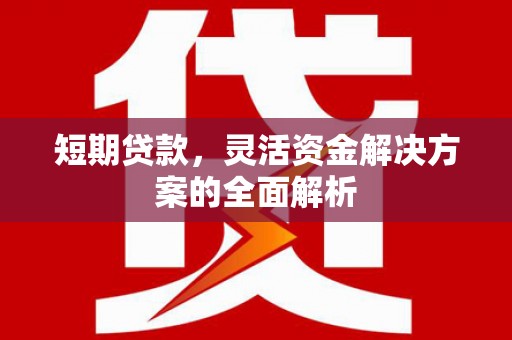 余江短期贷款，灵活资金解决方案的全面解析