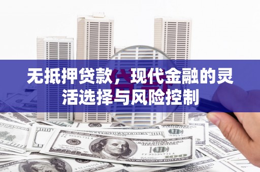 余江无抵押贷款，现代金融的灵活选择与风险控制